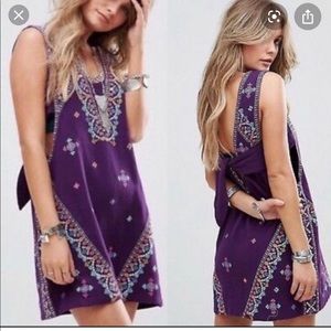 Free people embroidered dress small, new with tag